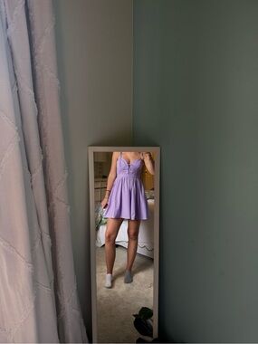 Mustard Seed Lavender Mini Dress